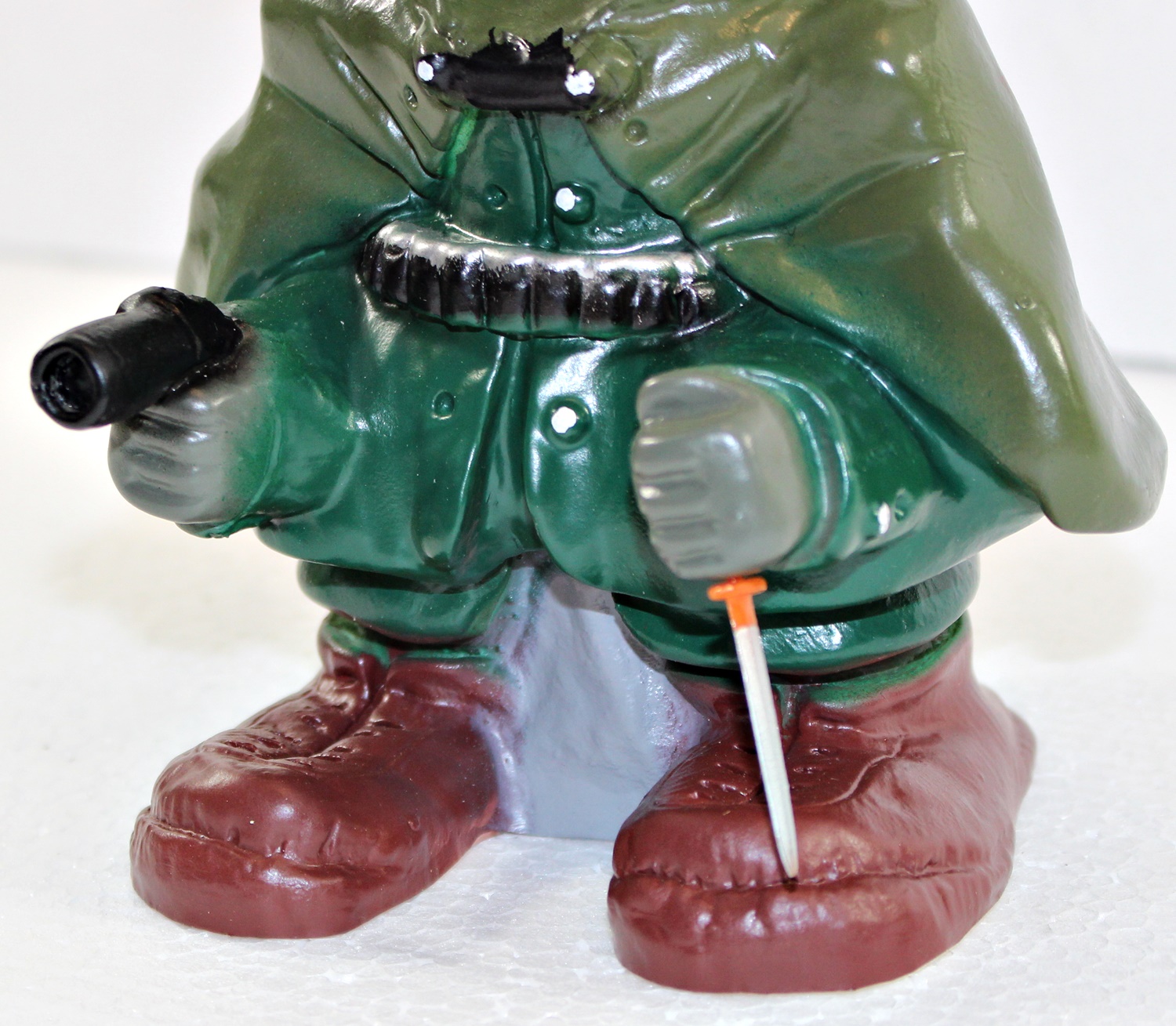 Souvenir Wackel Figur Räuber groß H 22 cm Wackelfigur Original mit Wackelkopf