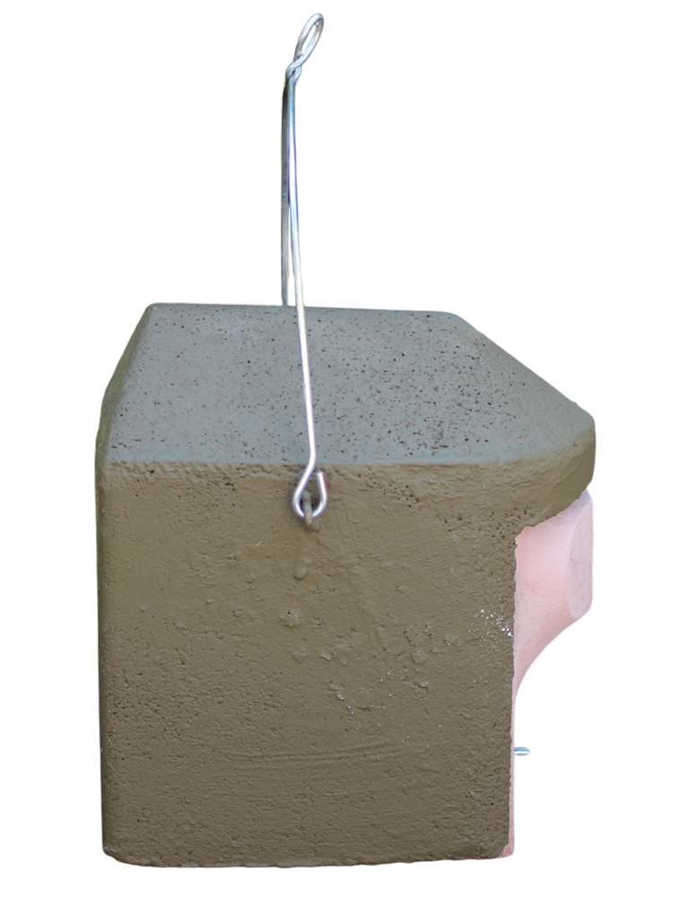 Naturschutzprodukt Satz 2 Stück Nisthöhle Typ 2GR oval Flugloch 30x45 mm Katzen- und Maderschutz