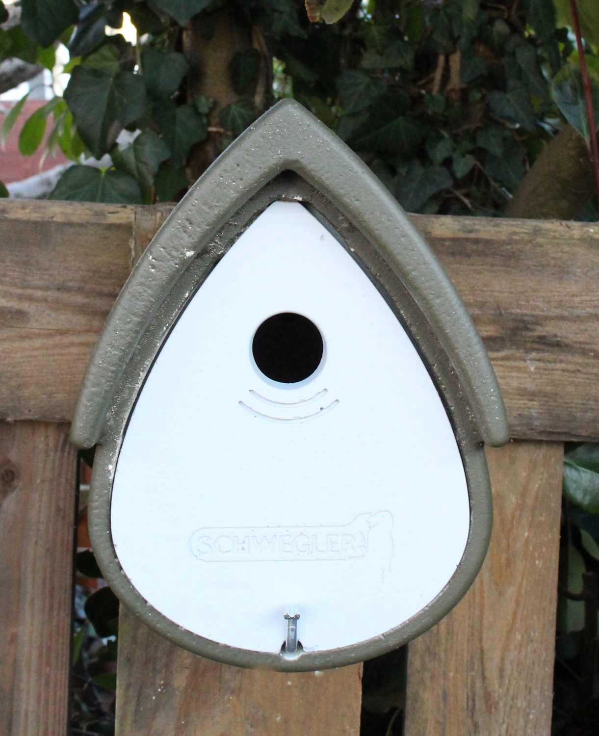 Naturschutzprodukt Nisthöhle Meisenresidenz Typ 1MR Satz 2 Stück Flugloch 32 mm grün-grau Nistkasten