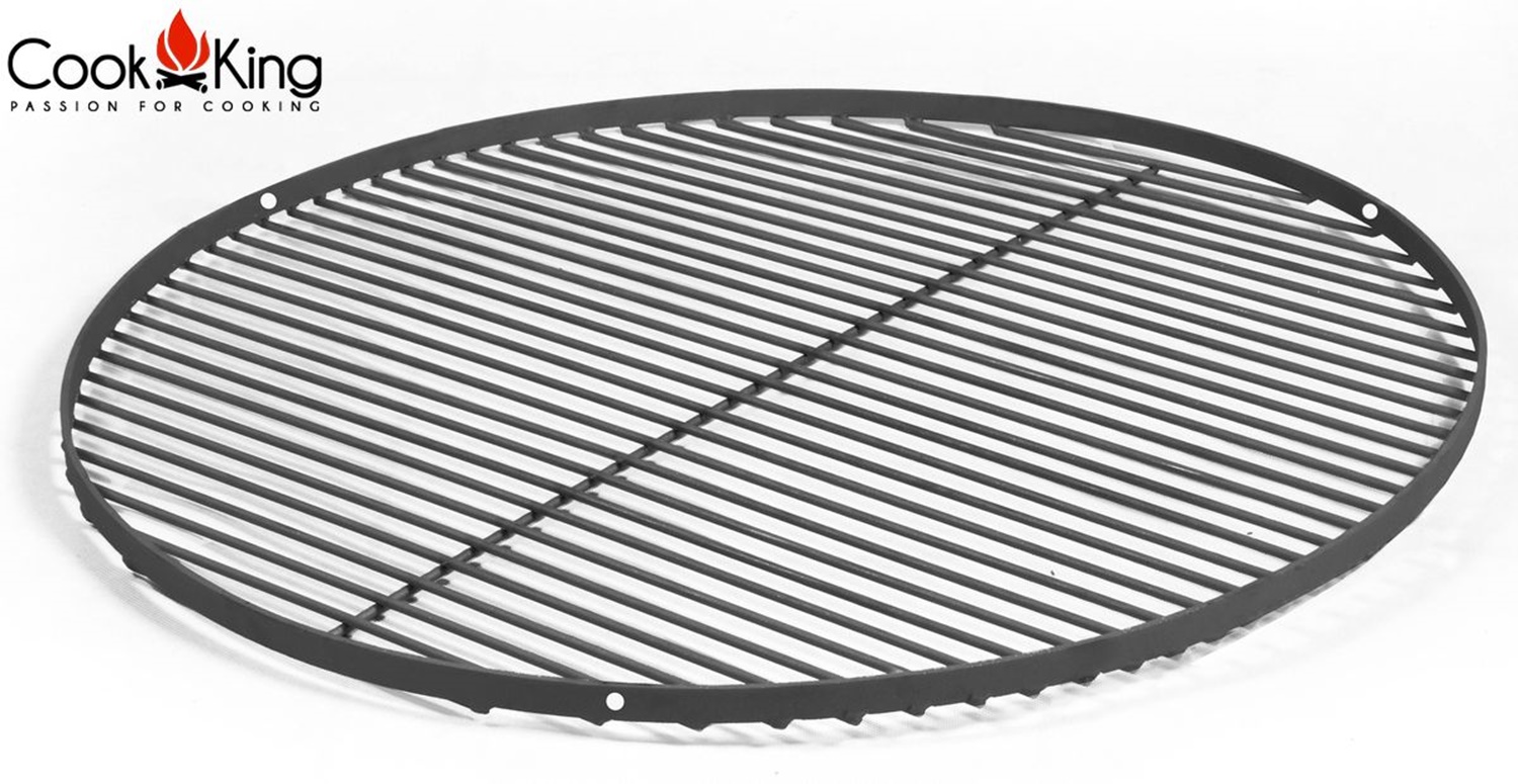 Grillrost aus Naturstahl Ø 70 cm rund Grillrost für Schwenkgrill geeignet Rundgrill