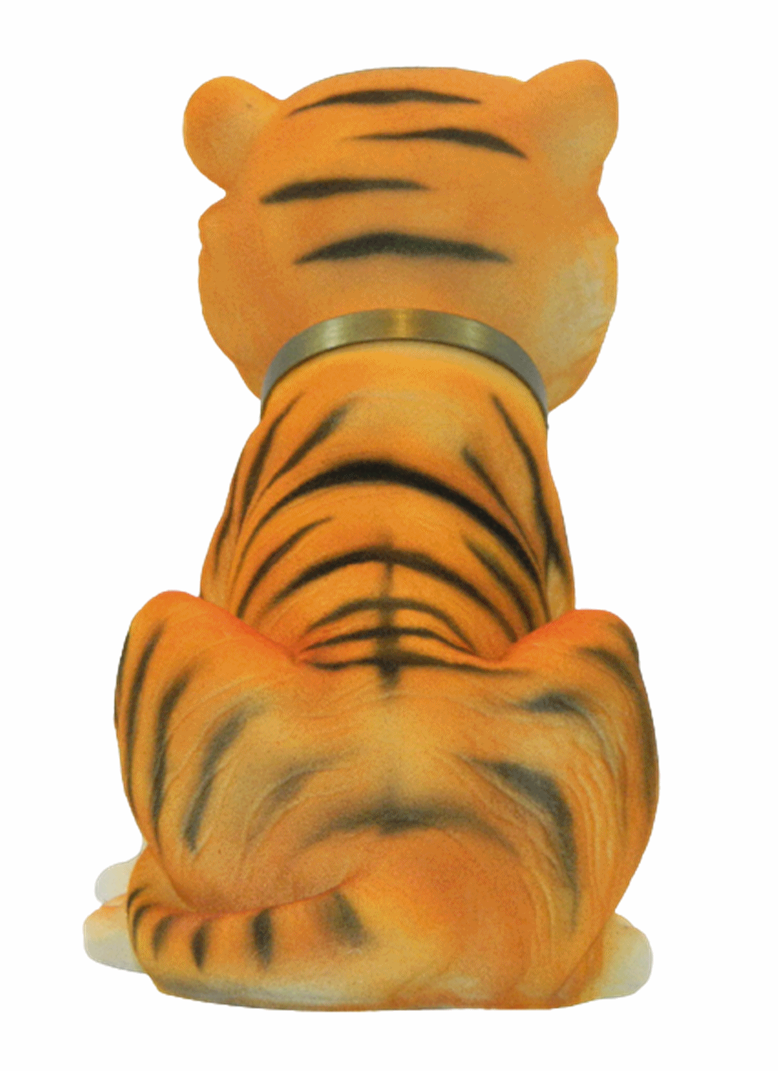 Wackel Tier Figur Tiger groß Wackelfigur H 21 cm sitzend Dekofigur mit Wackelkopf
