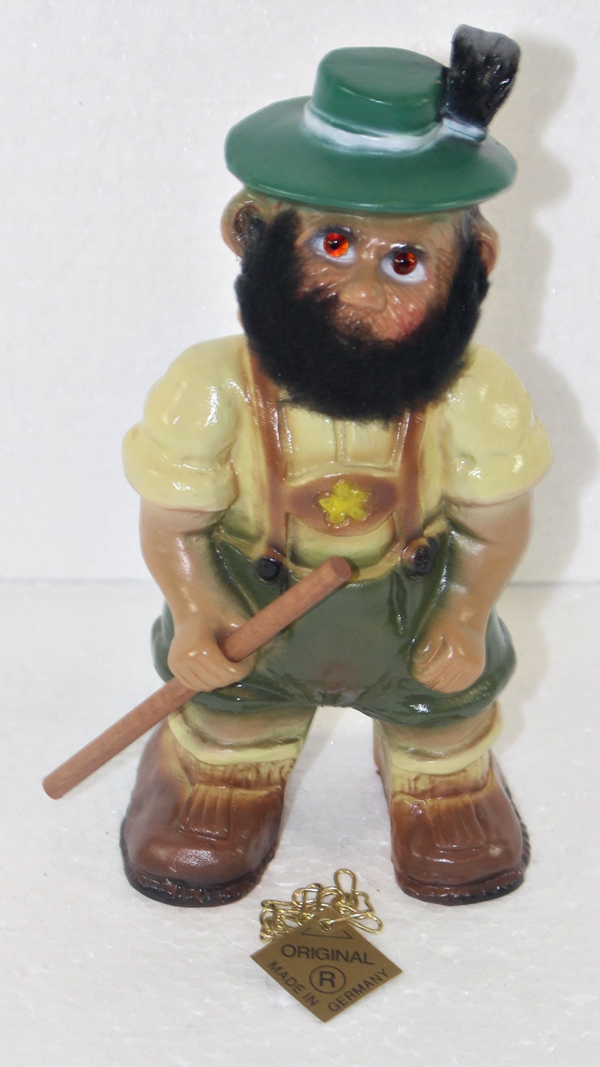 Souvenir Wackel Figur Seppel klein H 17 cm Wackelfigur Original Dekofigur mit Wackelkopf