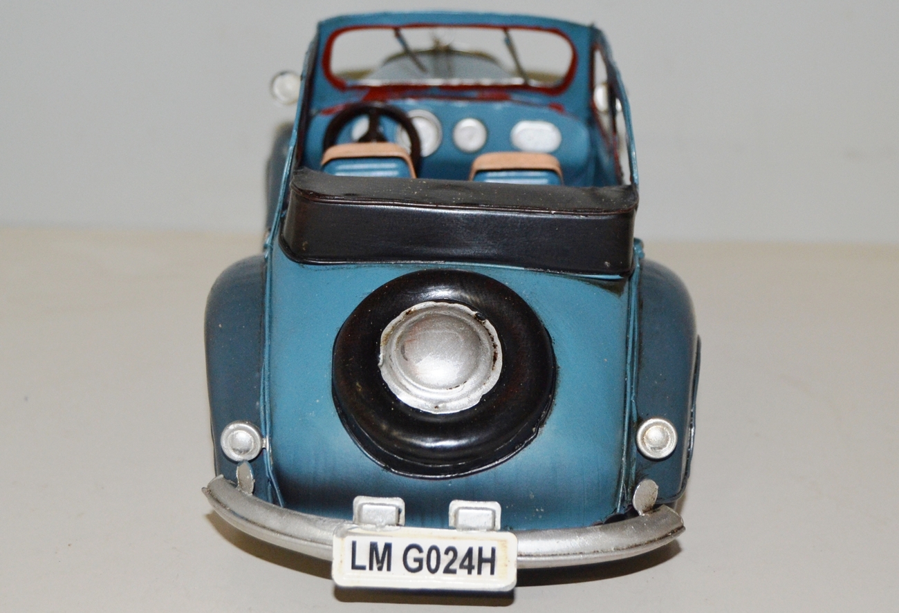 Blechauto Nostalgie Modellauto Oldtimer Mercedes-Benz 170 V Cabrio aus Blech L 34 cm