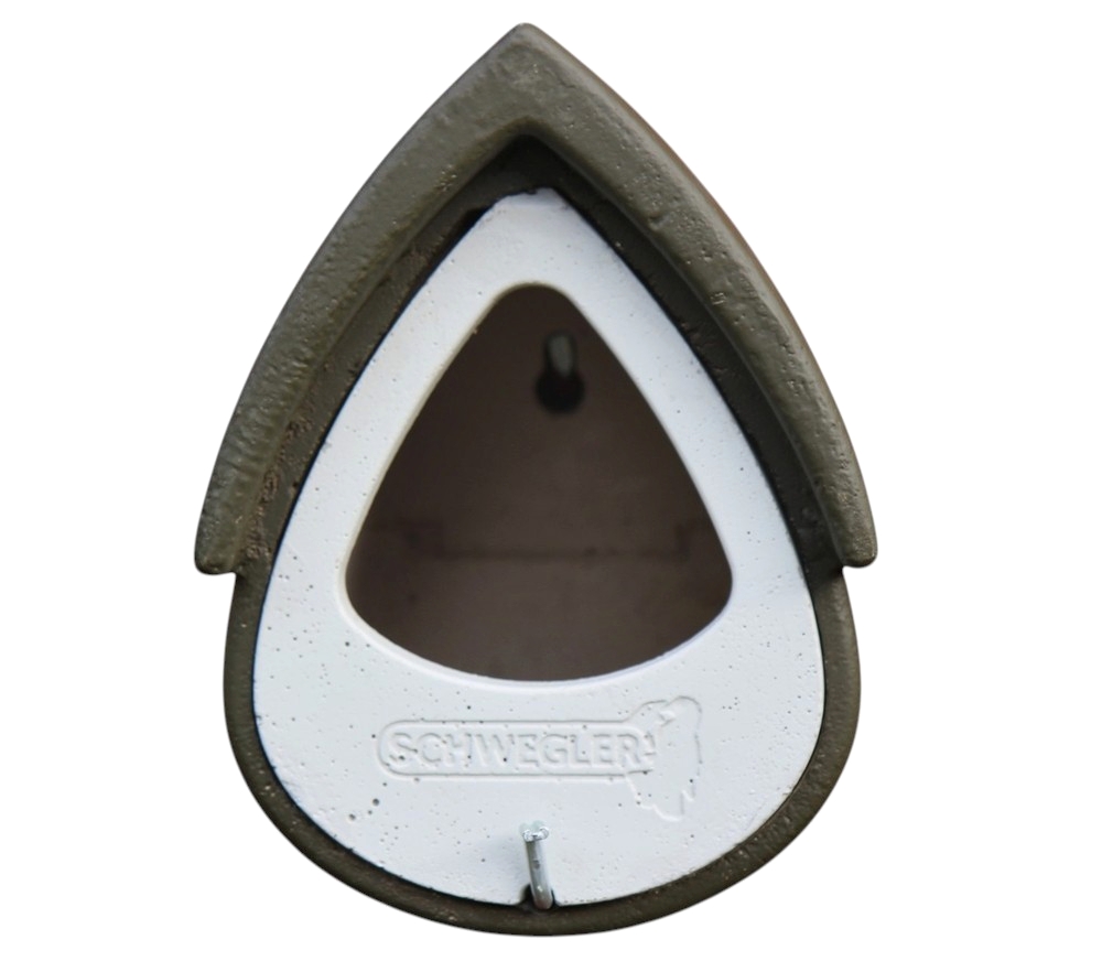 Nisthöhlen Satz 3 Stück Halbhöhle, Zaunkönigkugel, Meisenresidenz Eleganz und Artenschutz grün