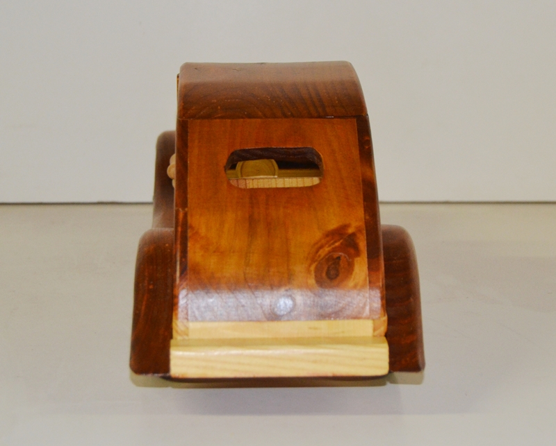 Holzauto Nostalgie Modellauto Oldtimer L 37 cm Nostalgisches Modellwagen aus Holz