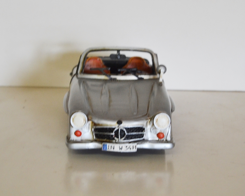 Blechauto Nostalgie Modellauto Oldtimer Mercedes 300 SL aus Blech L 29 cm
