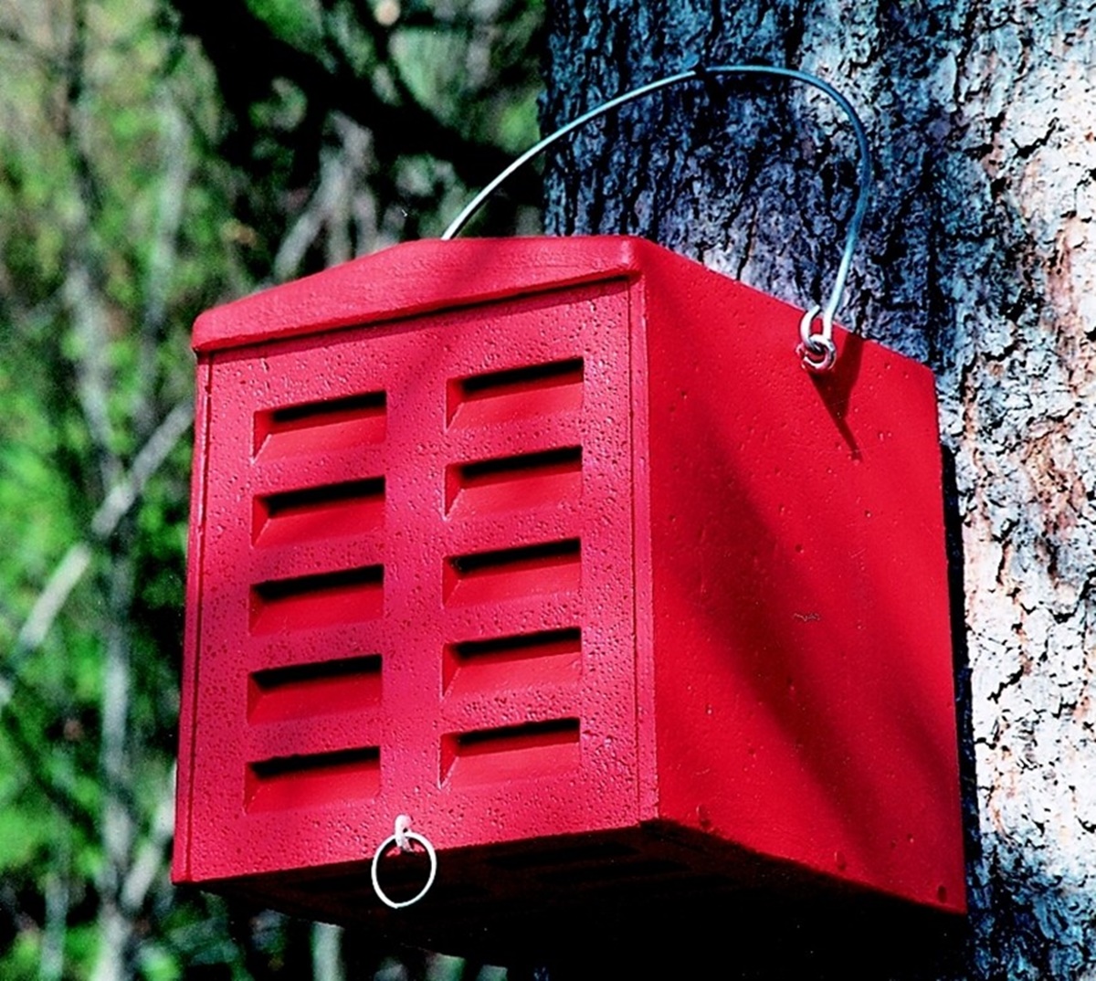 Naturschutzprodukt Florfliegenquartier aus Holzbeton H 30,5 cm Unterschlupf für Florfliege