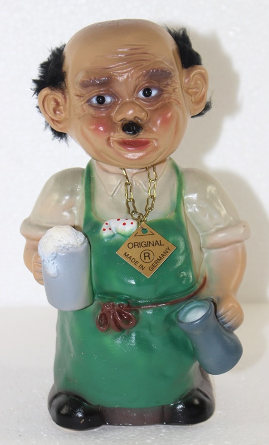 Souvenir Wackel Figur Braumeister stehend groß H 20 cm Wackelfigur Original mit Wackelkopf