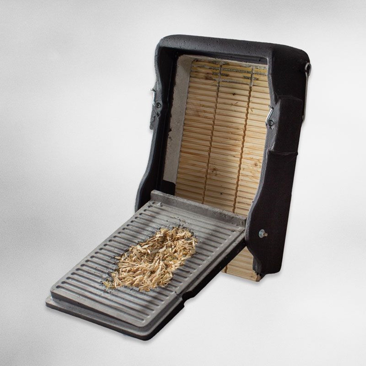 Naturschutzprodukt Fledermausflachkasten 1FF H 43 cm mit eingearbeiteter Holzrückwand Holzbeton