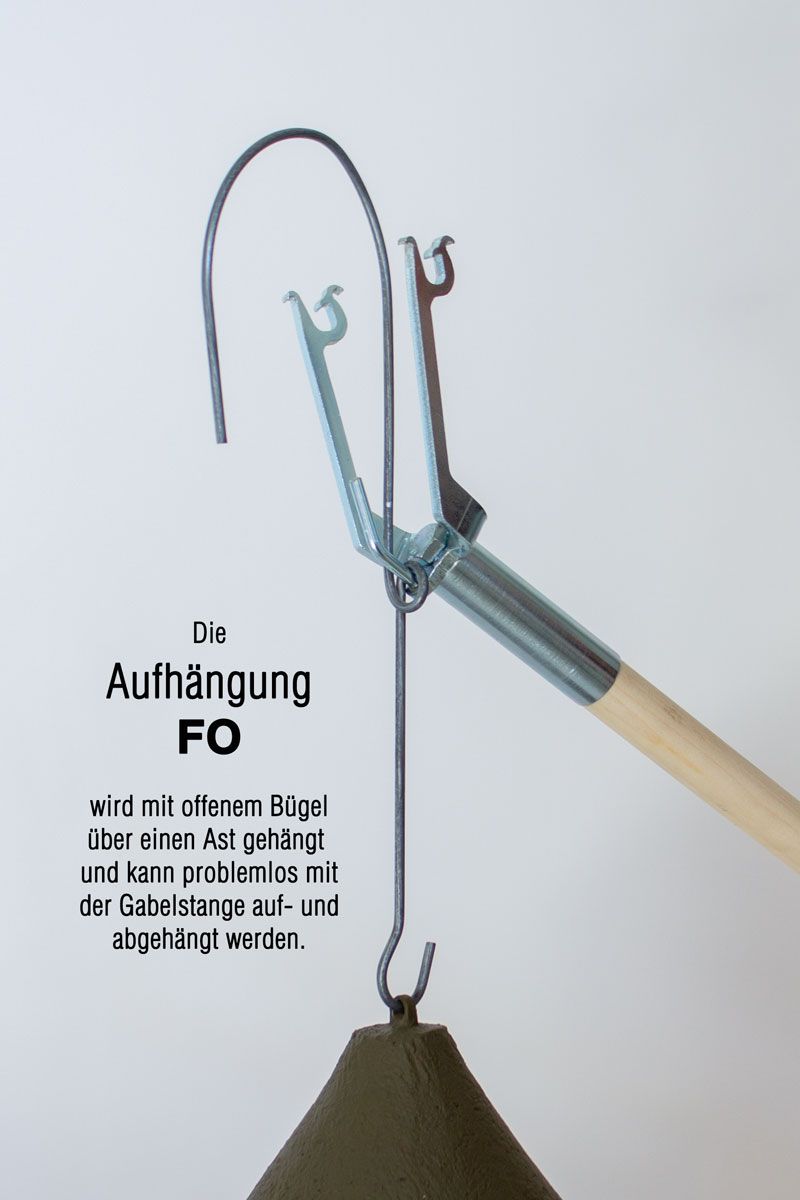 Naturschutzprodukt Nisthöhlen Satz 2 Stück Typ 2M Nisthilfe freihängend FO Vogelhöhle Flugloch 32 mm