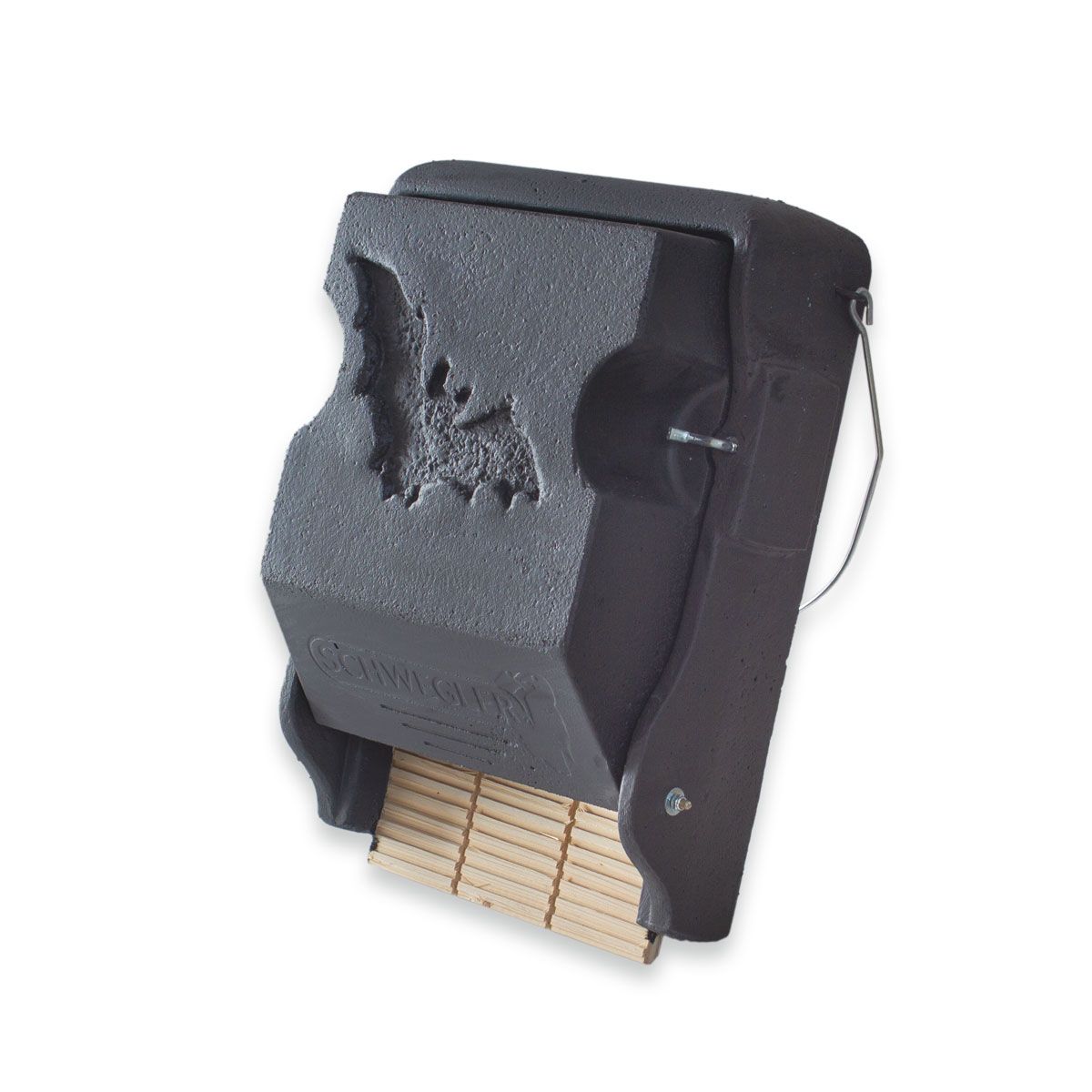 Naturschutzprodukt Fledermaus-Grossraum-Flachkasten 3FF mit eingearbeiteter Holzrückwand