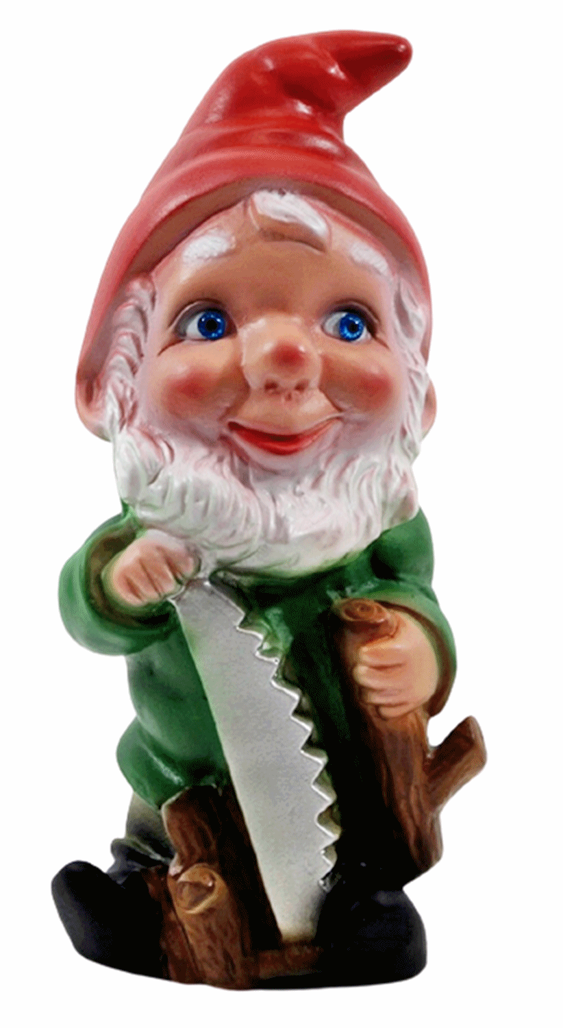 Deko Figur 7 Zwerge H 19-20 cm Gartenfiguren sieben Zwerge stehend Gartenzwerge als Satz sortiert