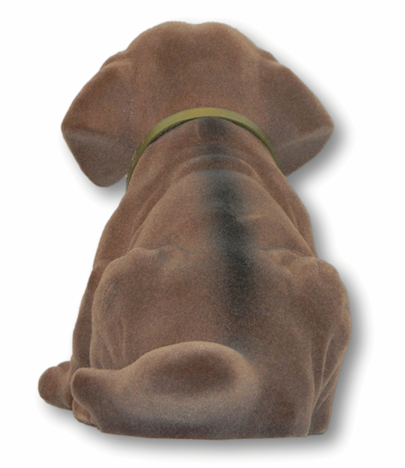 Wackel Dackel Figur Hund Dackel Wackelfigur H 18 cm groß stehend mit Wackelkopf