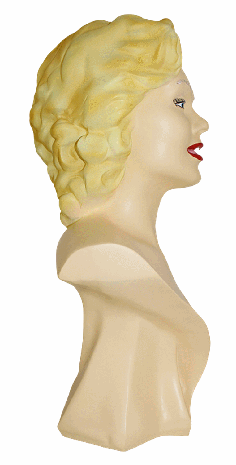 Dekofigur Schauspielerin Sängerin Fotomodell Büste Marilyn Monroe Deko Figur H 49cm