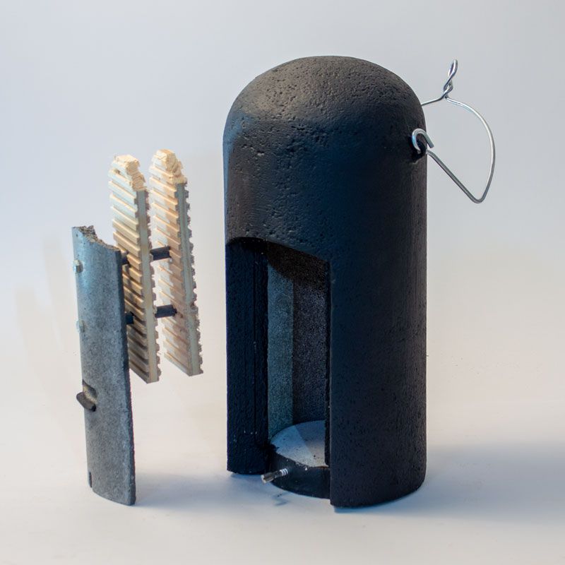 Naturschutzprodukt Fledermaushöhle 1FD mit dreifacher Vorderwand Artenschutz Produkt Fledermäuse