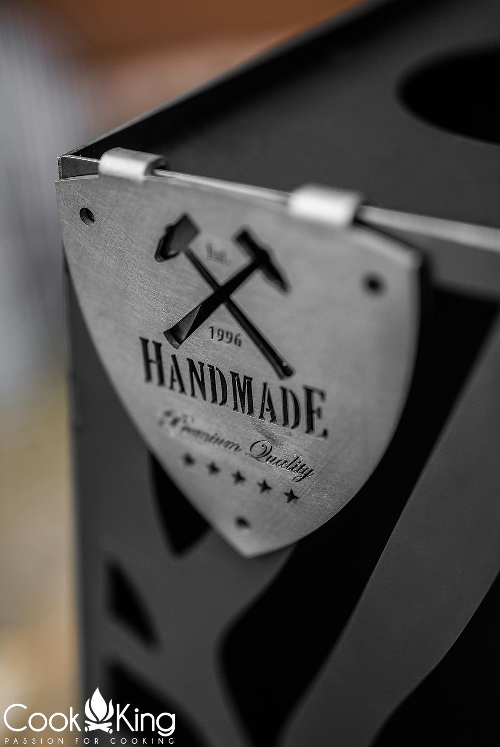 Gartenkamin "Lima" Gartenofen H 108cm zum Heizen und Grillen Terrassenofen aus Naturstahl Kamin Ofen