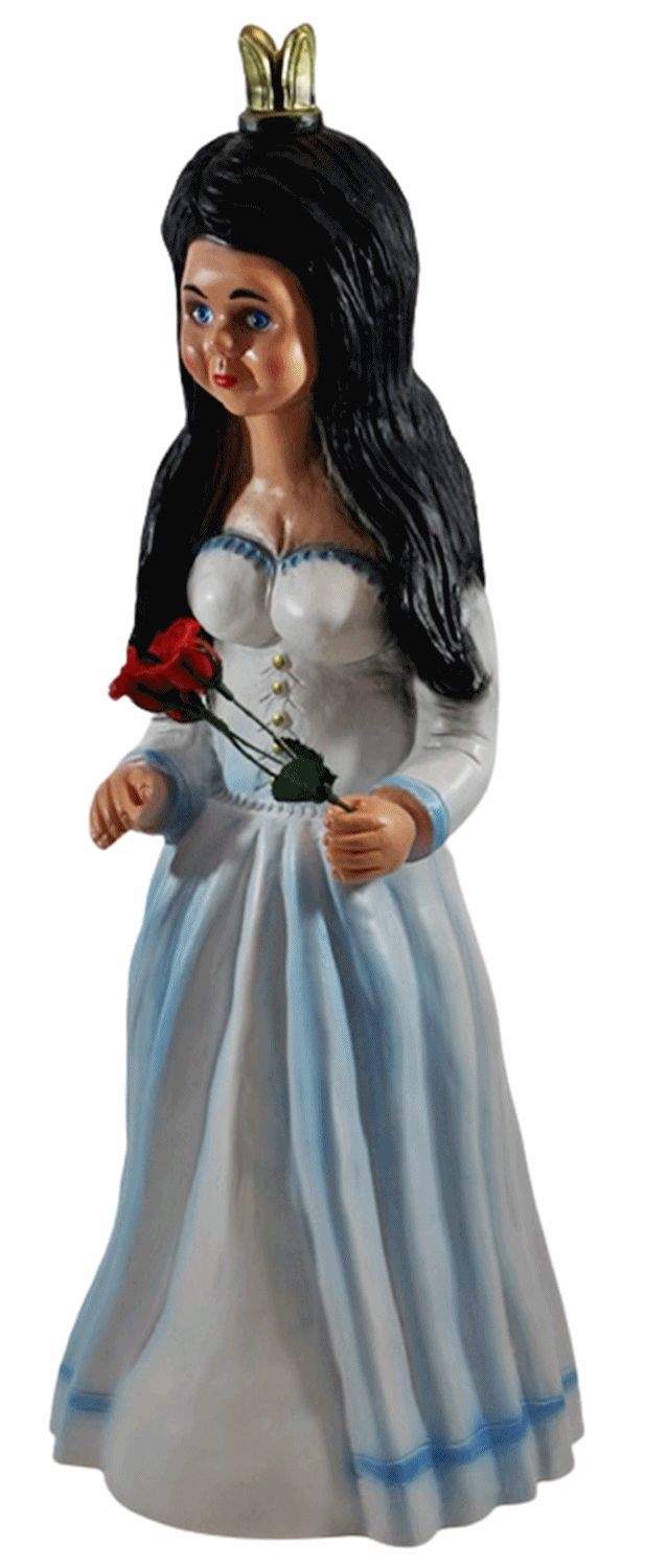 Deko Figur Schneewittchen Gartenfigur stehend Märchenfigur H 55 cm