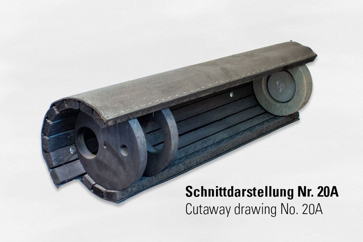 Naturschutzprodukt Steinkauzröhre Typ 20A mit Marderschutz Nisthilfe für wichtigen Artenschutz