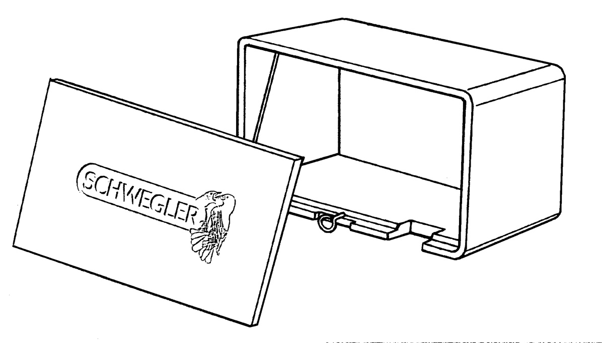 Naturschutzprodukt Mauersegler-Einbaukasten Typ 16 Nisthilfe mit Einflug von unten
