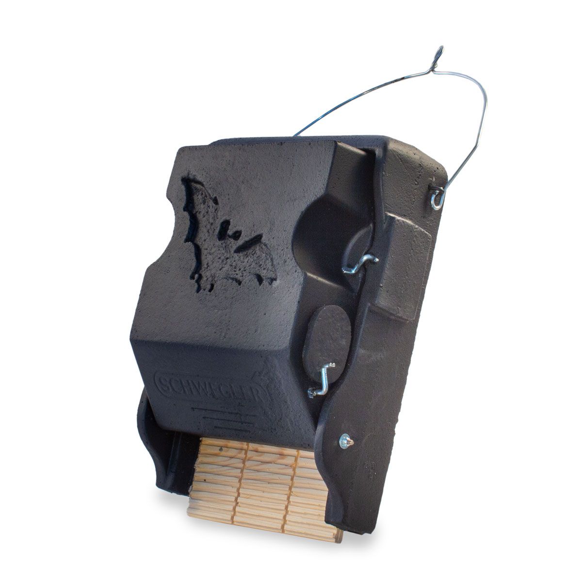 Naturschutzprodukt Fledermaus-Großraum-Flachkasten 3FF Nistkasten mit Inspektionsluke