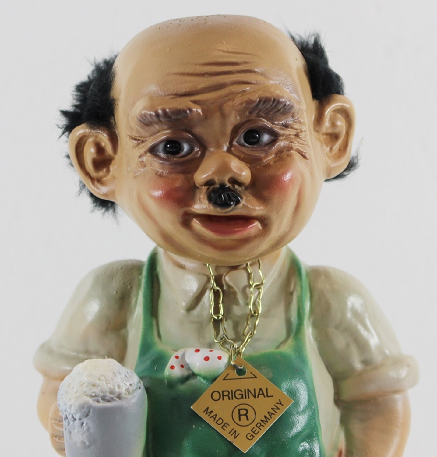 Souvenir Wackel Figur Braumeister stehend groß H 20 cm Wackelfigur Original mit Wackelkopf