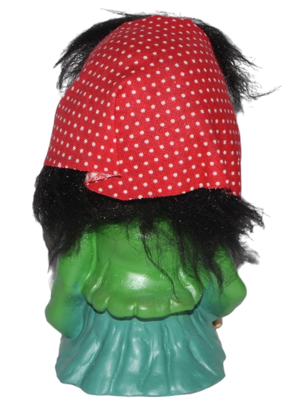 Souvenir Wackel Figur Hexe klein H 15 cm Wackelfigur Original mit Wackelkopf