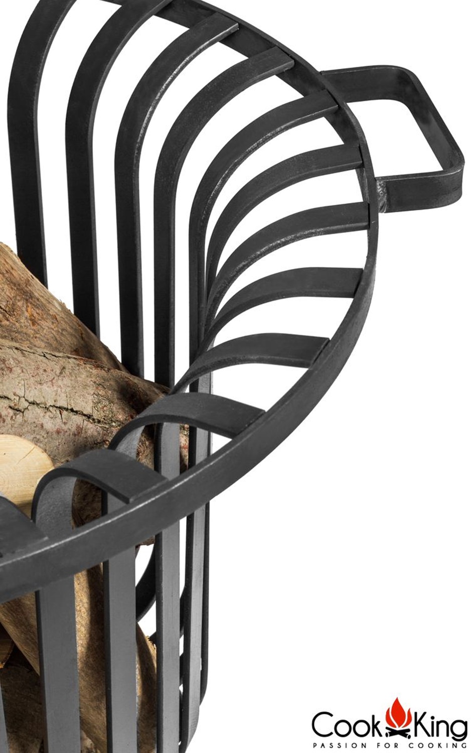 Feuerkorb "Verona" Ø 60 cm Feuerstelle für den Garten aus Stahl Feuersäule als Wärmequelle oder Gril