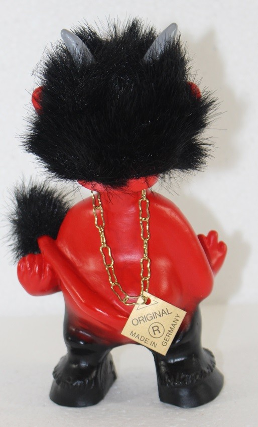 Souvenir Wackel Figur Teufel klein H 16 cm Wackelfigur Original mit Wackelkopf