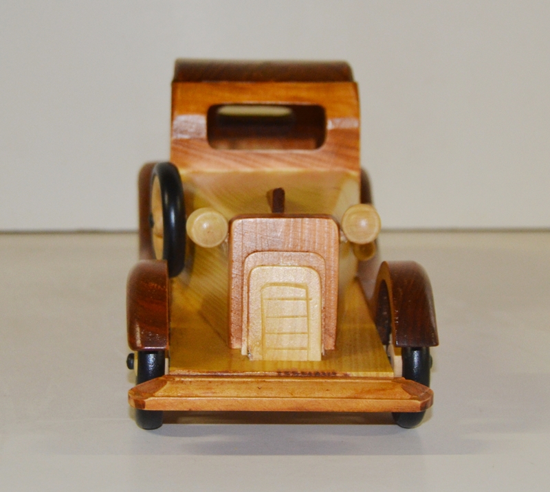 Holzauto Nostalgie Modellauto Oldtimer L 37 cm Nostalgisches Modellwagen aus Holz