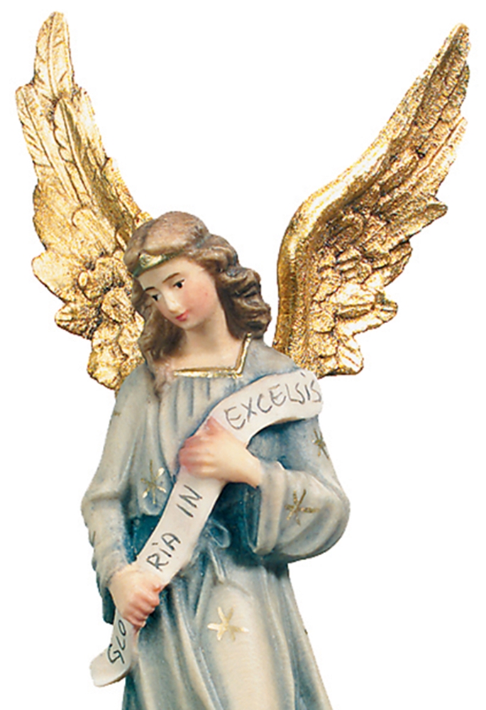 Krippenfigur Raffaello Kollektion Gloria Engel Holzfigur Holzstatue Statue aus Ahornholz