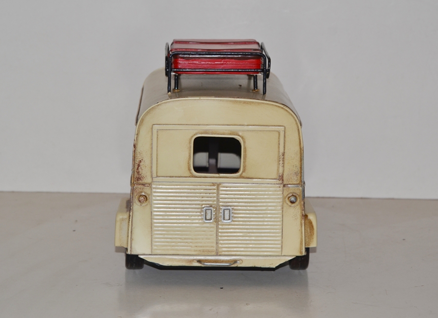 Blechauto Nostalgie Modellauto Citroën Typ H Oldtimer L 34 cm Modellfahrzeug Retro Design aus Blech