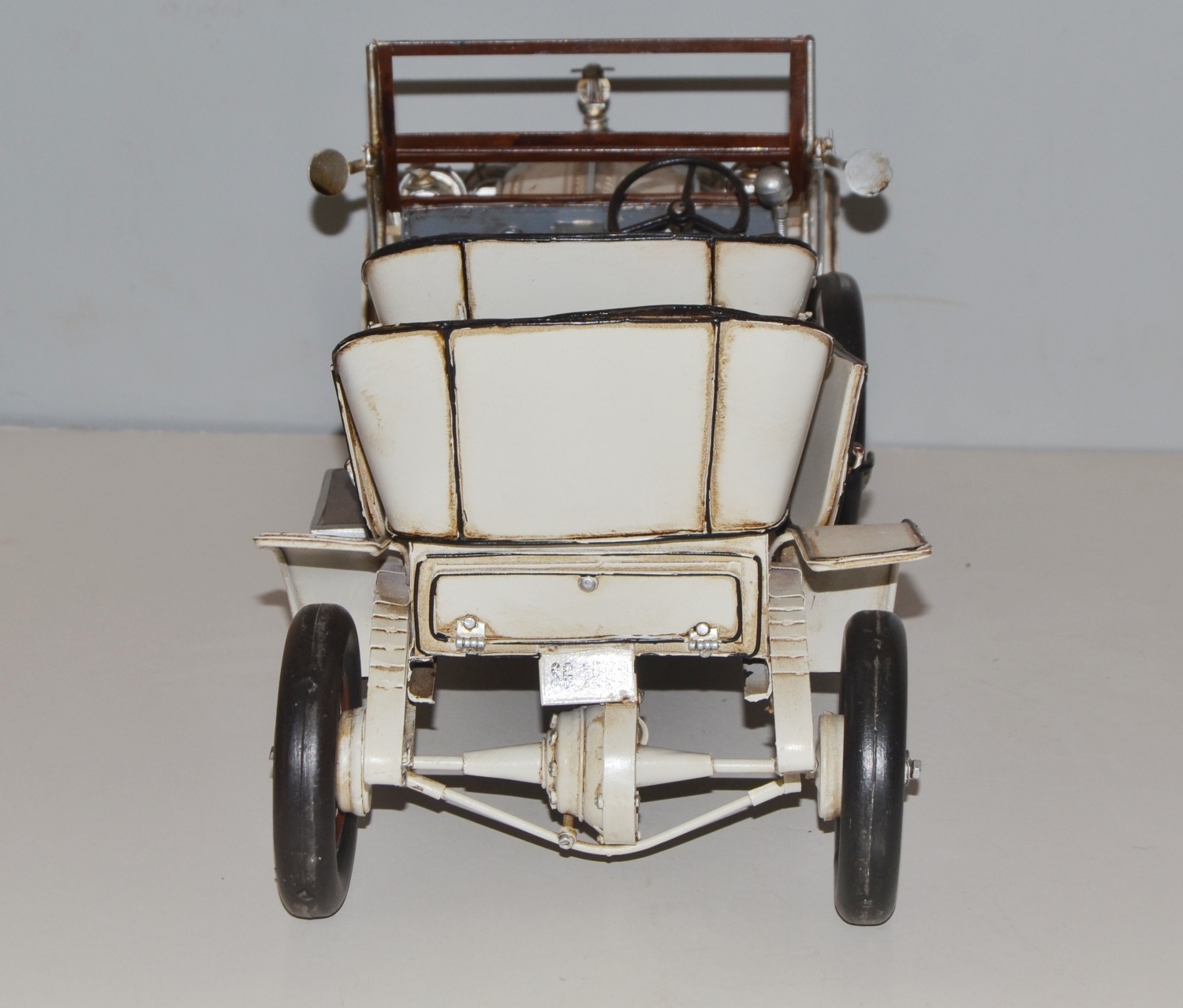 Blechauto Nostalgie Modellauto Oldtimer Automarke Rolls Royce Silver Ghost 1909 aus Blech L 50 cm