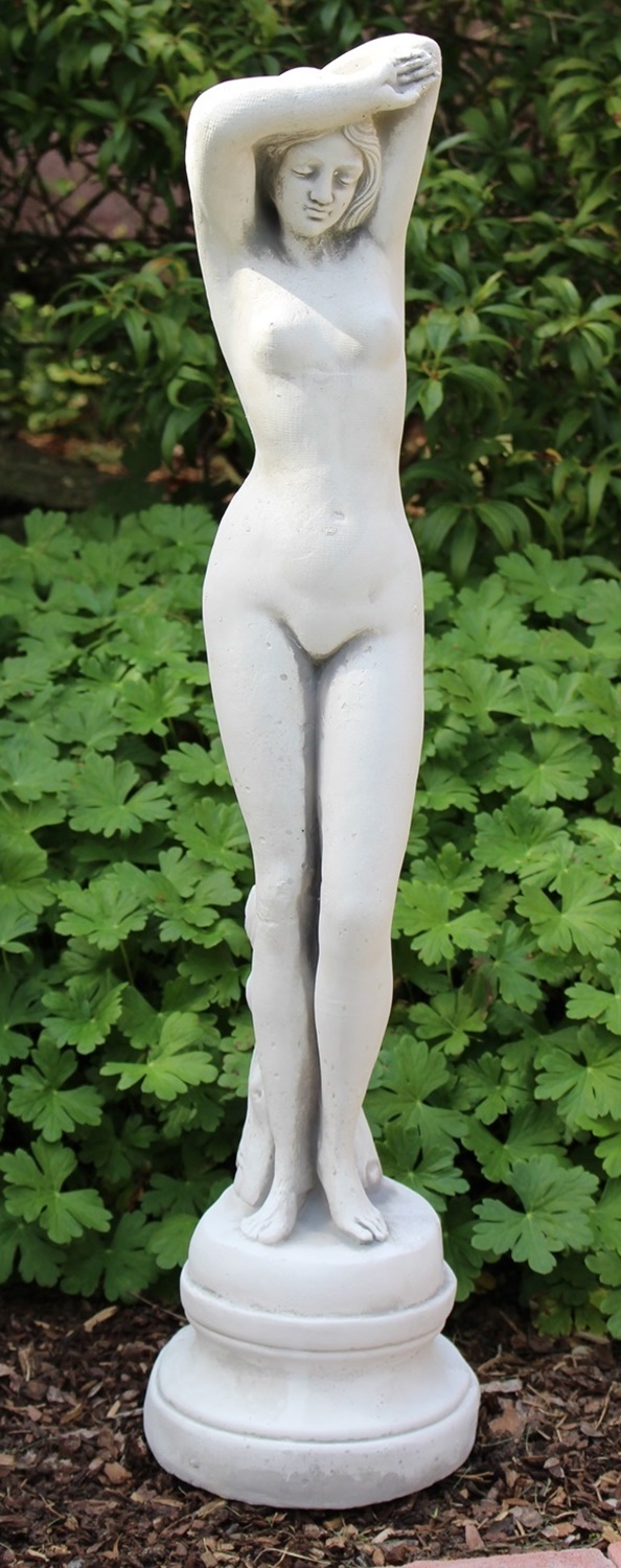 Beton Figur Statue junge Frau Skulptur Frauenakt H 66 cm Frauenakt Dekofigur Gartenskulptur