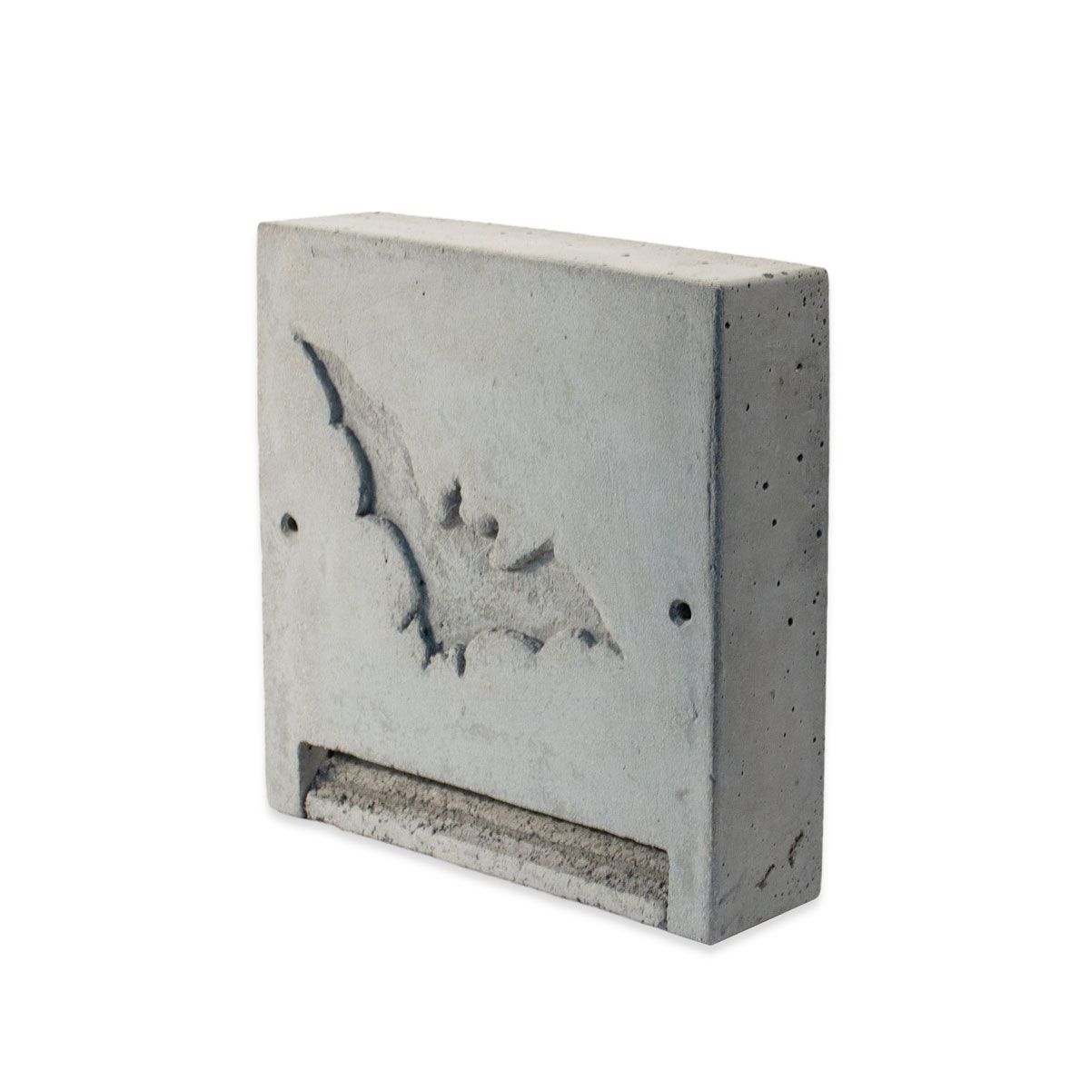 Naturschutzprodukt Fledermaus-Einlaufblende 1FE Nisthilfe H 30 cm aus Holzbeton zum Einbau