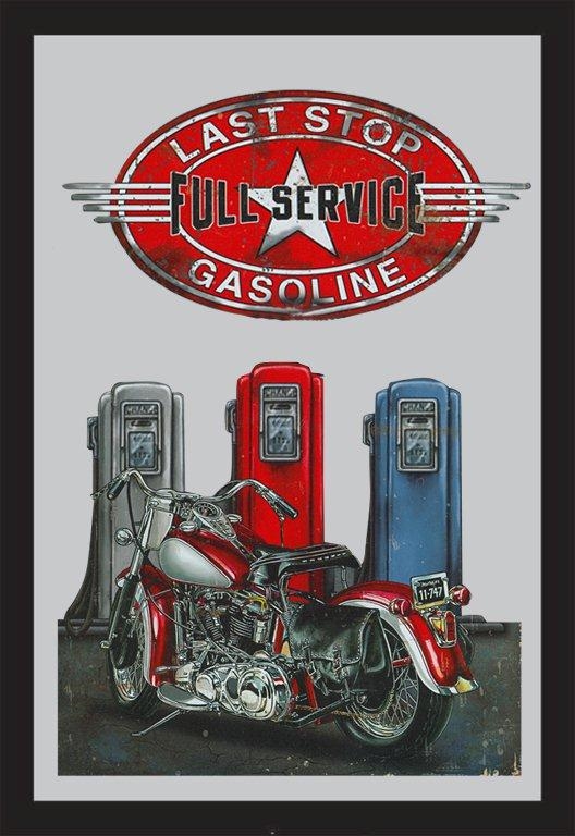 Set: 2 Spiegelbilder American Legend "We Can Do It!" 30x20 cm Wandbilder Hinterglasdruck mit Rahmen