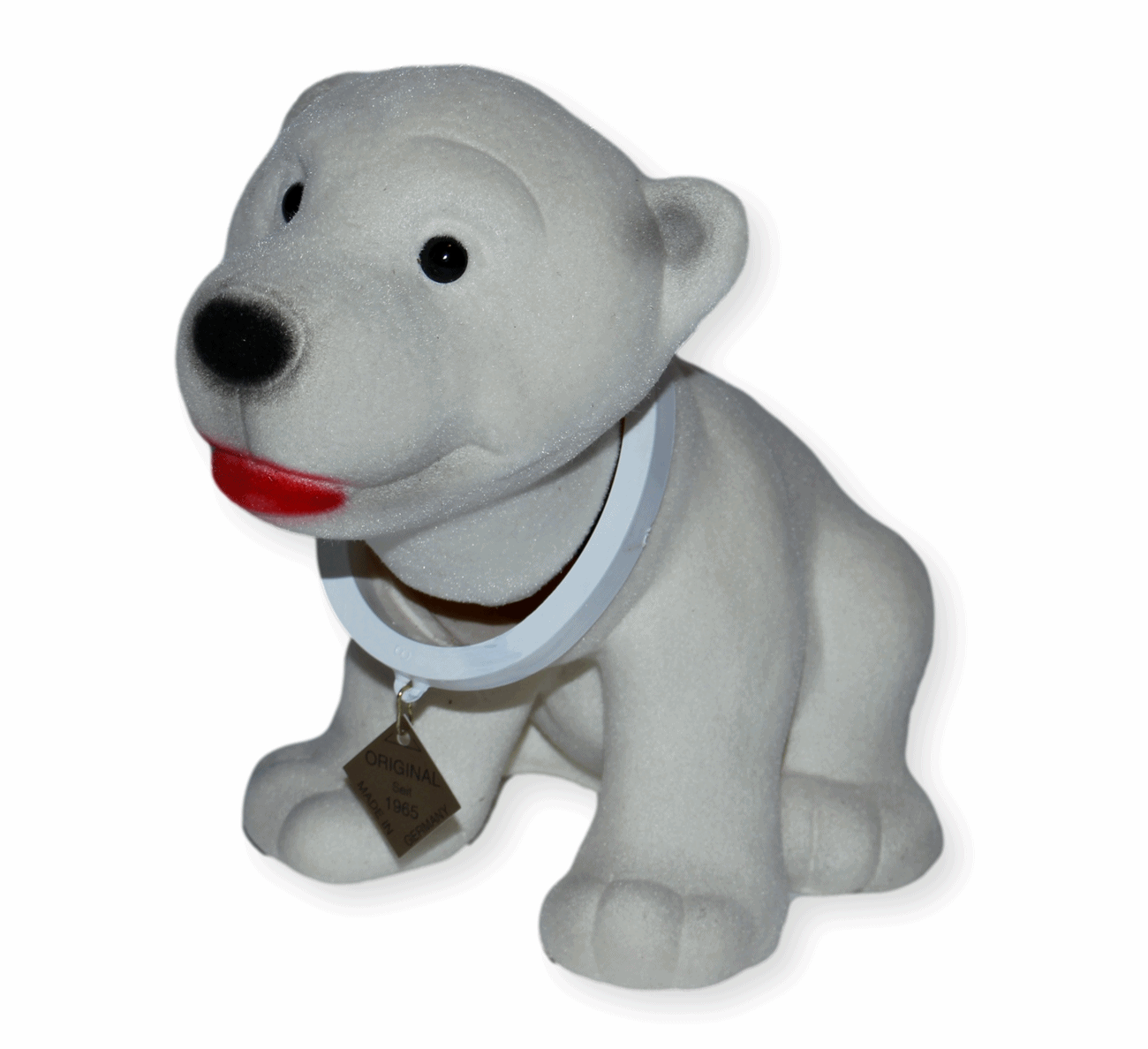 Wackel Figur junger Eisbär Wackelfigur H 17 cm Dekofigur mit Wackelkopf Bobble Head Tierfigur