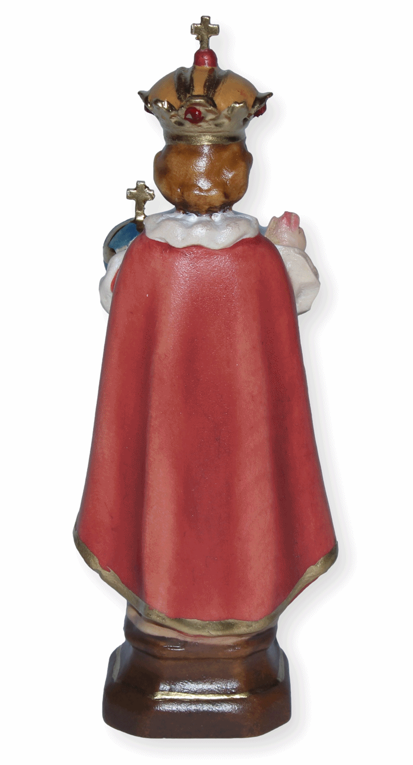 Heiligenfigur Prager Jesuskind Jesulein H 12 cm Holzfigur Holzstatue Statue aus Ahornholz