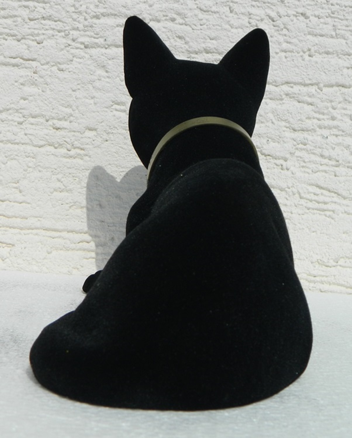 Wackel Figur Katze Wackelfigur Höhe 17 cm groß schwarz Dekofigur mit Wackelkopf