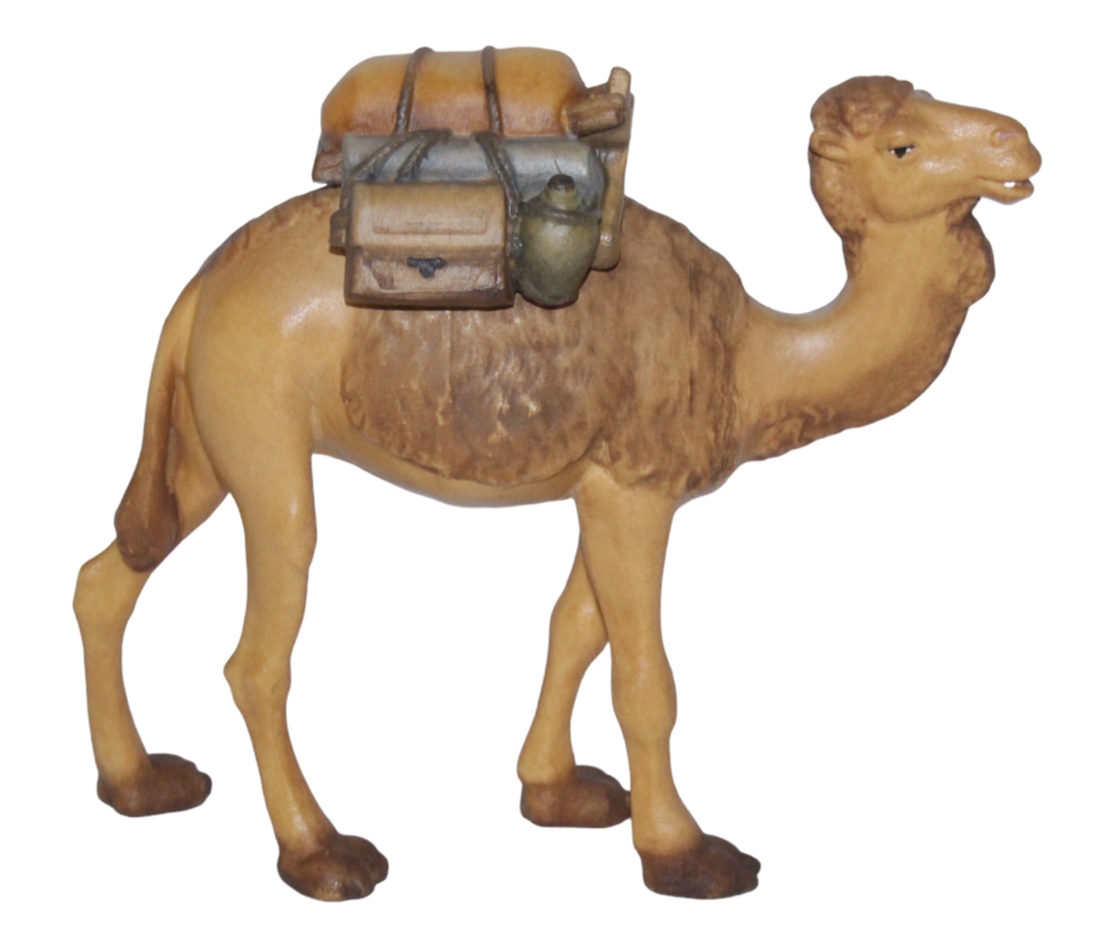 Krippenfigur Matteo, Raffaello, Leonardo Kollektion Kamel Holzfigur Holzstatue Statue aus Ahornholz