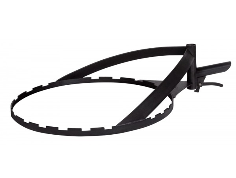 Schaschlikring mit Griff D 50 cm für Feuerschale "Montana X" aus Stahl zum Befestigen am Mast
