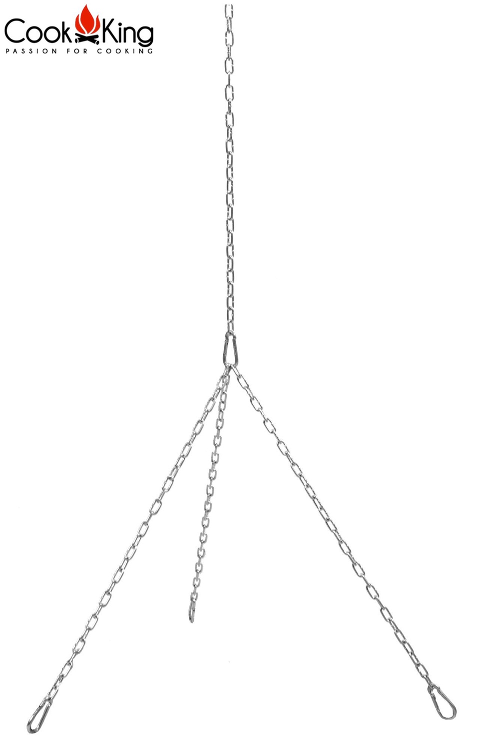 Set von Ketten und Karabinerhaken für Grillrost Grillen handgemacht