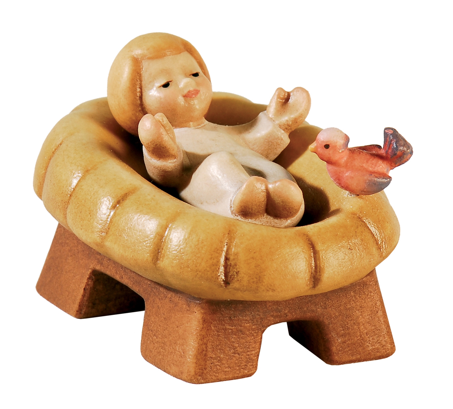 Krippe mit Krippenfiguren Aurora Kollektion 20-teilig Heilige Familie Heiligenfigur Holzfigur