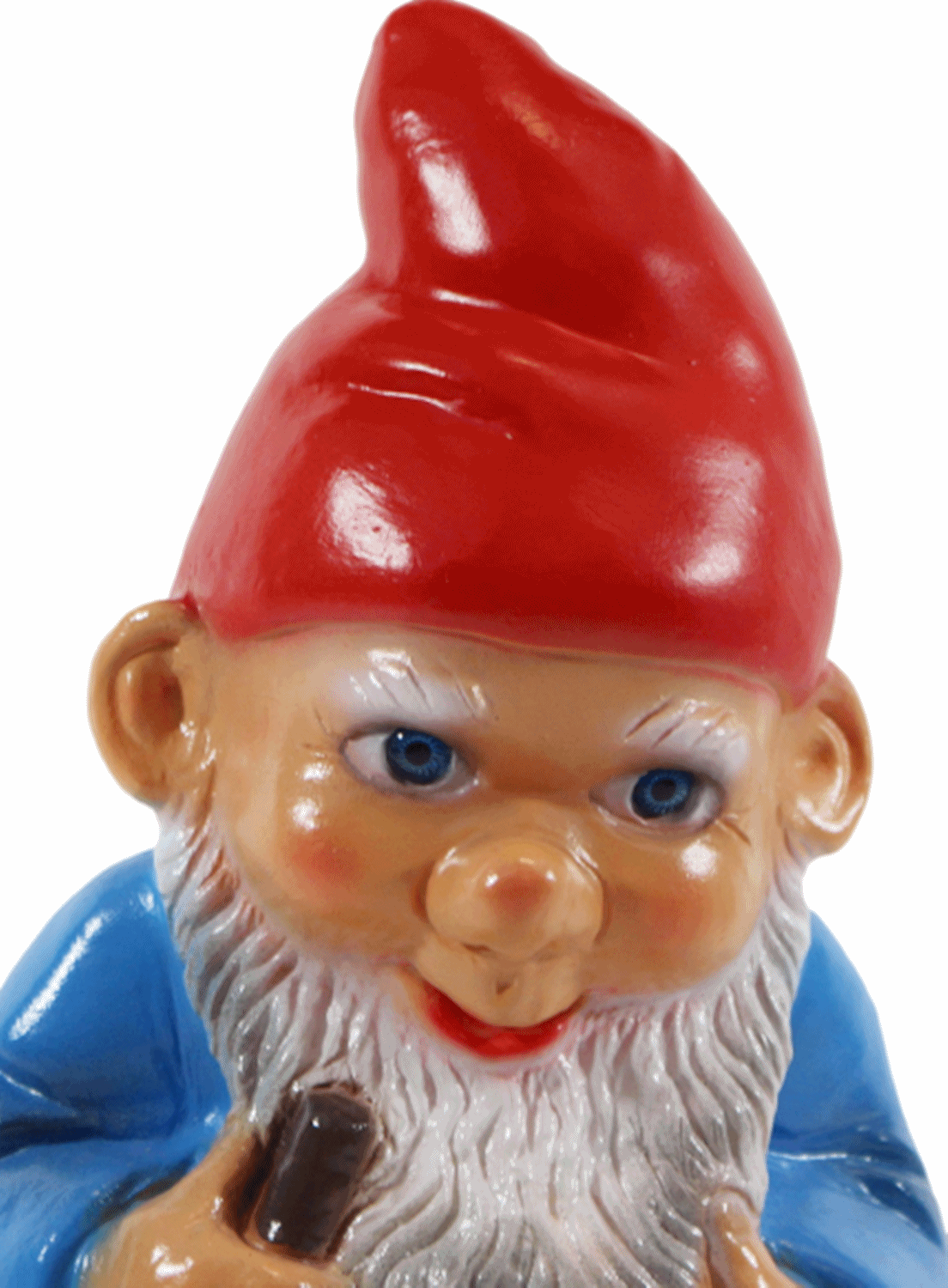 Gartenzwerg Deko Zwerg Maler stehend mit Ei und Pinsel H 28 cm aus Kunststoff Ostern Garten Figur