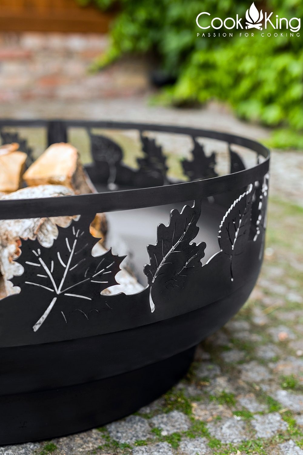 Feuerschale "Toronto" Ø 80 cm Feuerstelle für Garten aus Stahl Feuerkorb als Wärmequelle oder Grill