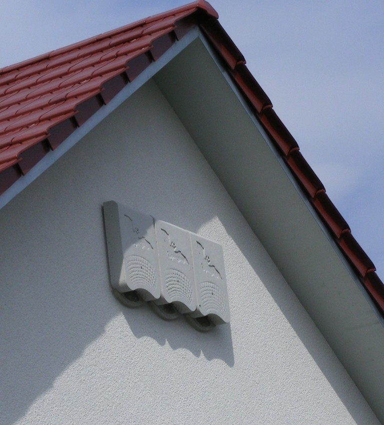 Naturschutzprodukt Fledermaus-Winterquartier und ganzjähriges Quartier 1WQ aus Leichtbeton -