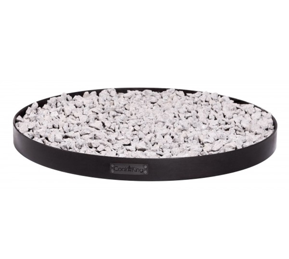 Runde Feuerschalenbasis für Dekosteine 100 cm Bodenschutz für Feuerschale oder Feuerkorb