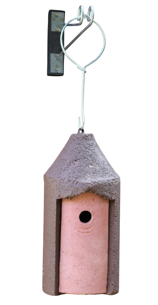 Naturschutzprodukt Nisthöhle Satz 2 Stück Typ 2M Brutinnenraum hängend FT Nisthilfe Flugloch 26 mm