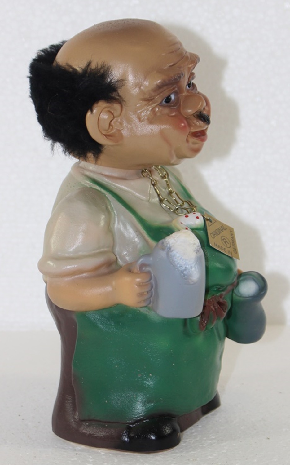 Souvenir Wackel Figur Braumeister stehend groß H 20 cm Wackelfigur Original mit Wackelkopf