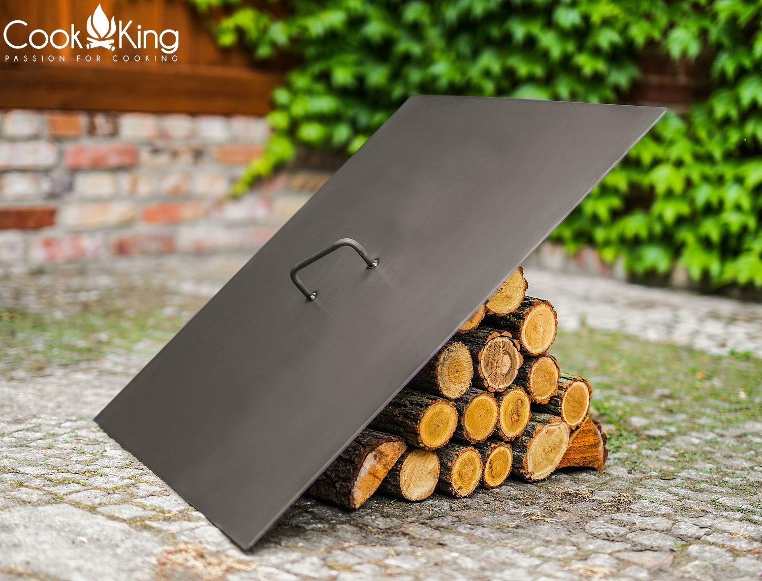 Deckel für Feuerschalen 71,5 x 71,5 cm Deckel für Feuerstelle aus Stahl Abdeckung für Feuerschalen