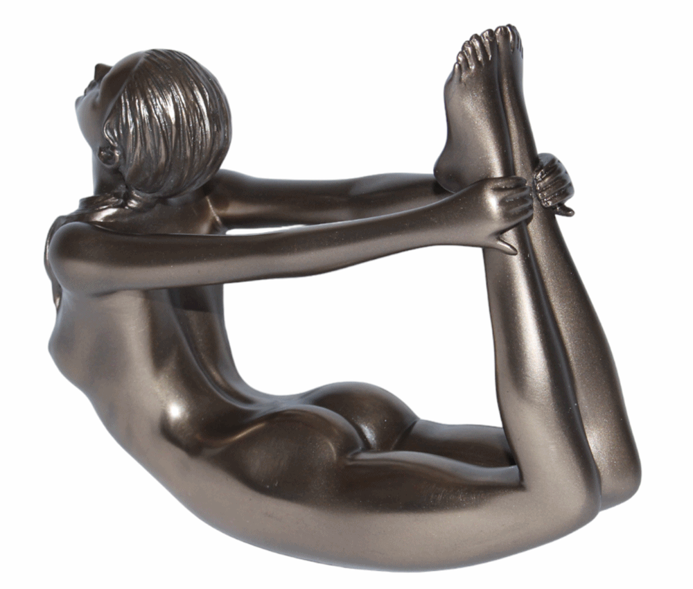 Deko Figur Body Talk Kollektion Yoga Dhanurasana Bogen Frau H 11,5 cm Skulptur Figur